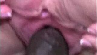 Amateur sexy blonde like a black dick facial porn video